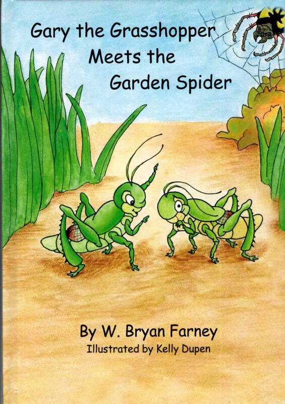 Gary the Grasshopper Meets the Garden Spider